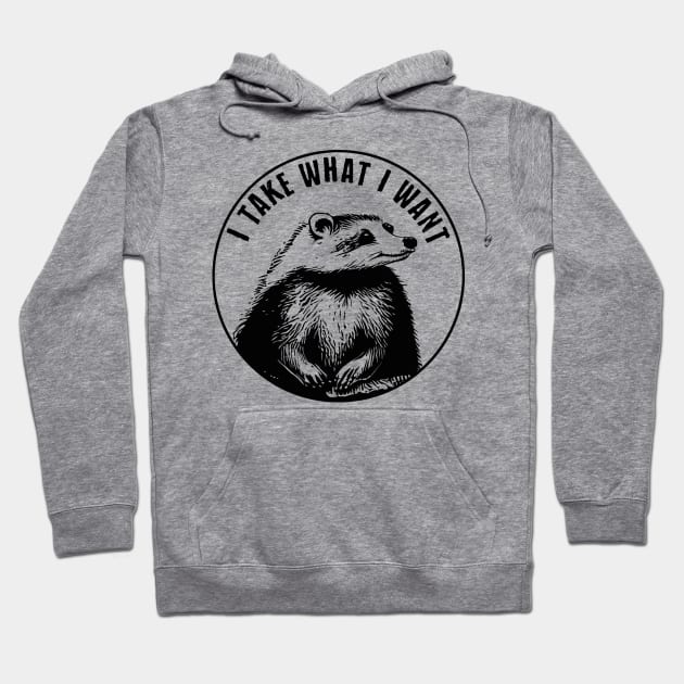 Honey Badger Hoodie by valentinahramov